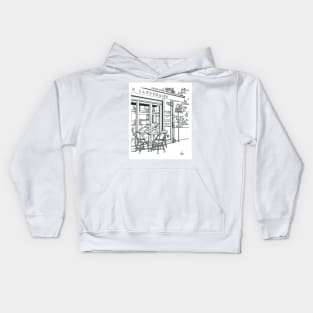 Cafe in Paris Kids Hoodie